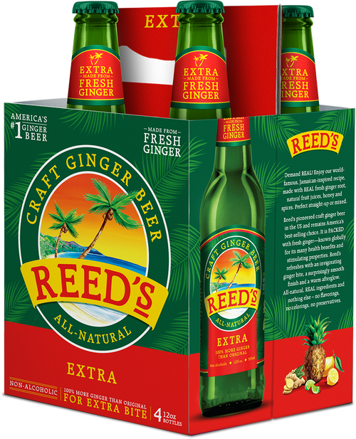 Reed's Extra Ginger Beer 4-Pack