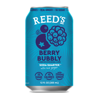 Reed's Berry Bubbly Functional Soda 12oz can